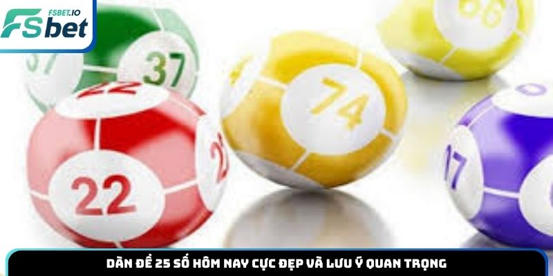 Dàn đề 25 số